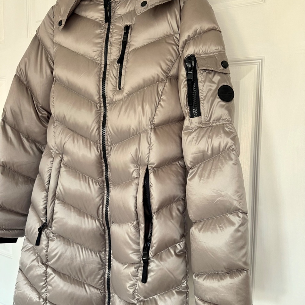 Andrew Marc Lightweight Packable Down Jacket, XS, Gold - Picture 3 of 7